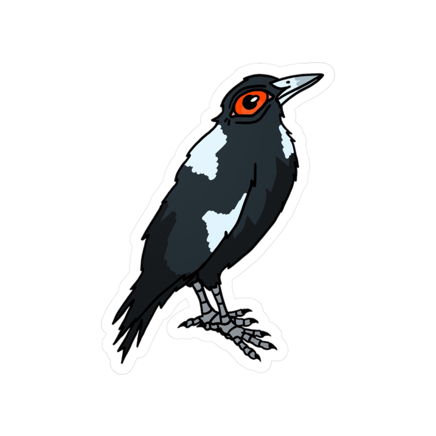 phil the magpie sticker